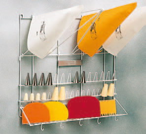 Piping Bag and Piping Tip Wall Rack