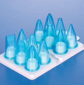 Piping Tip Set of 12 Polycarbonate 5 Round Hole 5 Star and 2 Decorating Tips