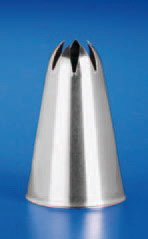 Piping Tip Stainless Steel Star Piping Tips Closed